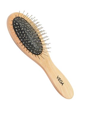 Compact Wooden Hair brush - R2-CB