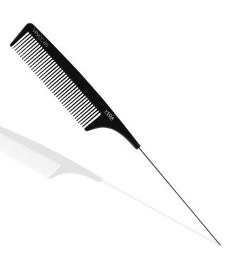 Carbon Pin Tail Comb-Black Line - VPVCC-05