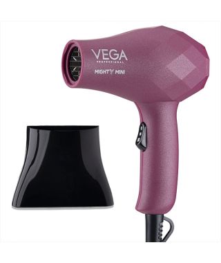 Mighty Mini 1000W Hair Dryer - Burgundy - VPVHD-06