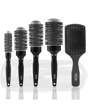 Ceramix Shine Hair Brush Set - 5 Brushes - VPPHB-16
