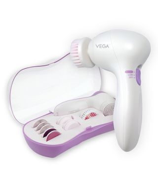 VEGA Smart 9-in-1 Head To Toe Cleaning Set For Pedicure, Manicure And Skin & Body Massager, (VHCK-01)