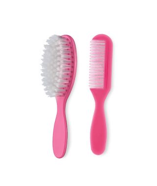 Vega Baby & Mom Comb & Brush Set - Pink - VBGA3-04