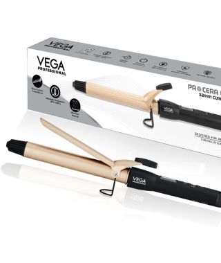 VEGA PROFESSIONAL PRO CERA CURLS 32MM CURLING TONG - VPMCT-09