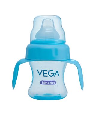 Vega Baby & Mom Spout Sippy Cup - Blue - VBWA3-06