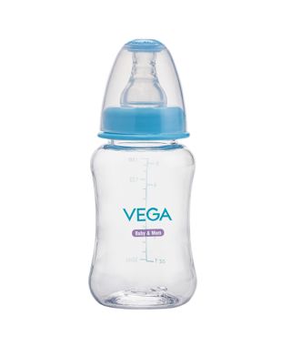 Vega Baby & Mom Tritan Feeding Bottle 150ml Regular Neck - Blue - VBFB3-03