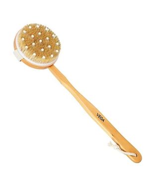 Bristle Bath Brush With Massager - NBA-1/2