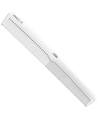 Carbon Cutting Comb-White Line 6.75" - VPMCC-19