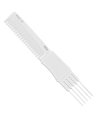 Carbon Fork Comb-White Line - VPMCC-22