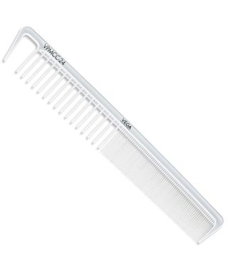 Carbon  Wide Cutting Comb-White Line - VPMCC-24