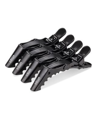 Vega Professional Croc Clips for sectioning ,styling,coloring and makeup - Pack of 4 - VPHSC-03