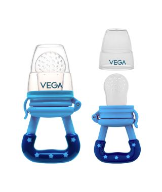 Vega Baby & Mom Silicon Fresh Fruit Feeder (Nibbler)-Blue - VBWA3-02