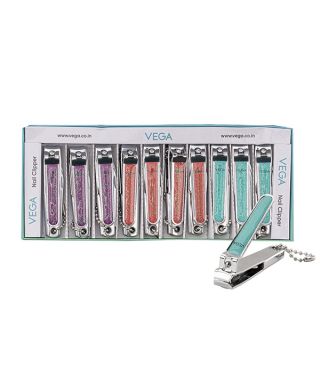 Nail Clipper Box (Medium) Glitter & Chain - LNCB-01