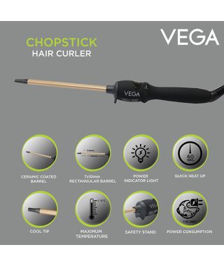 Chopstick Hair Curler (7X10MM Barrel) - VHCS-01