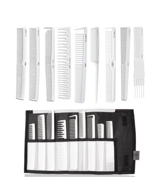 Comb Set of 9 -White - VPMCC-26