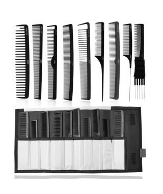 Comb Set of 9-Black - VPVCC-25