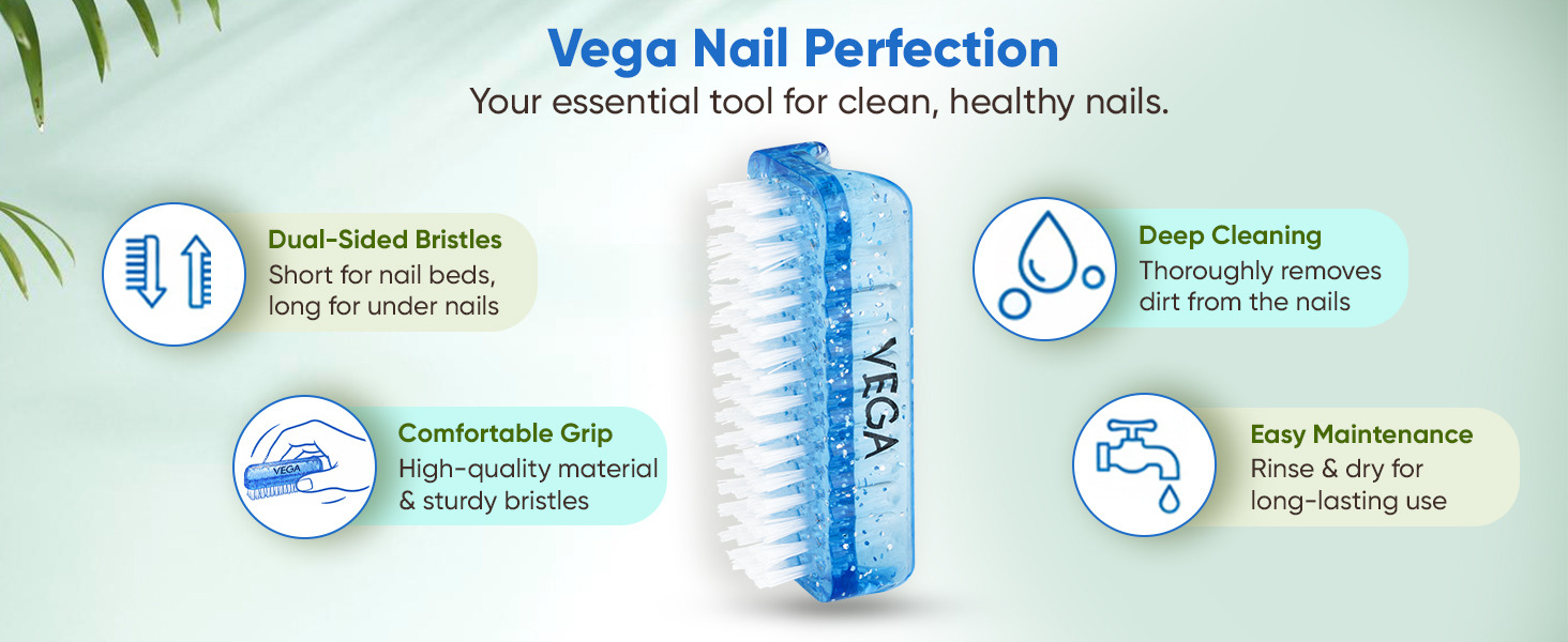 APLUS - Dual Surface Nail Brush - NB-02