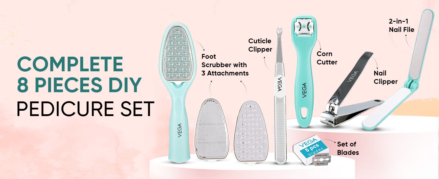 APLUS - DIY Pedicure Set - 8 Tools - PDS-08