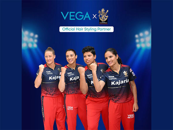 Vega ties up with RCB Eves as Official Hair Styling Partner for WPL 2023
