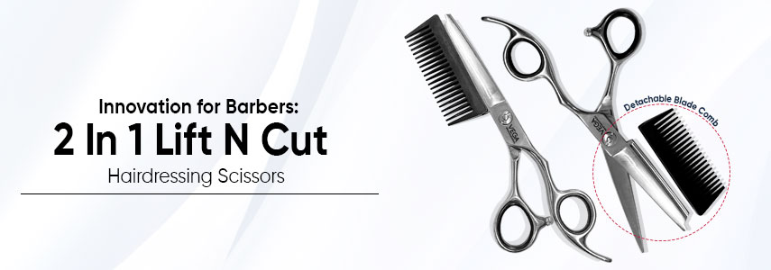 The Scissor with Blade Comb: Innovation for Barbers