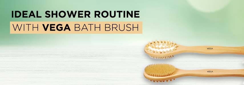 Building Ideal Shower Routine with VEGA Bath Brush