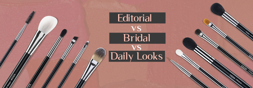 What the Best Professional Makeup Brushes - Editorial vs. Bridal vs. Daily Looks