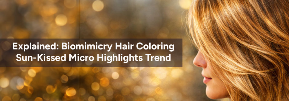 Biomimicry Hair Coloring: Sun-Kissed Micro Highlights Trend Explained