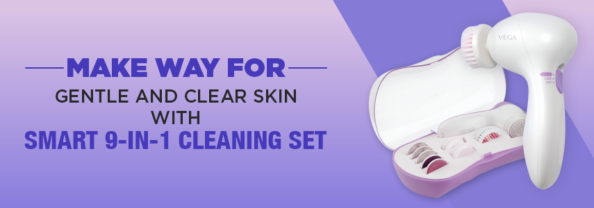 Make Way For Gentle and Clear Skin with Smart 9-in-1 Cleaning Set