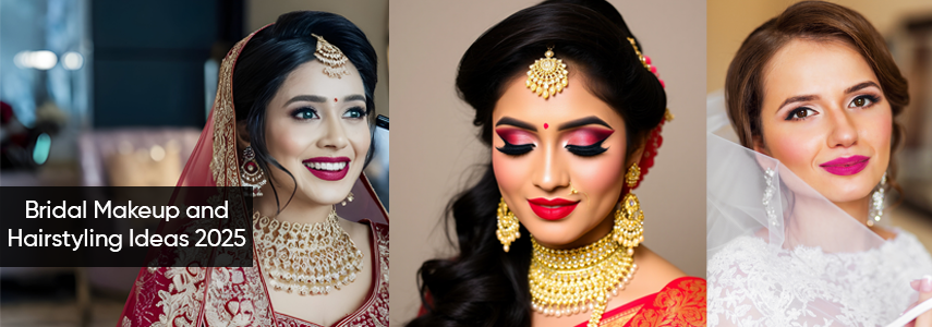 Bridal Makeup and Hairstyling Ideas 2025