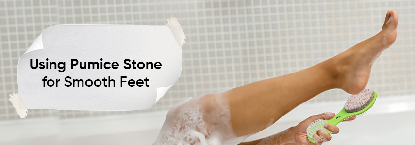 How to Exfoliate Dead Skin From Feet Using a Pumice Stone