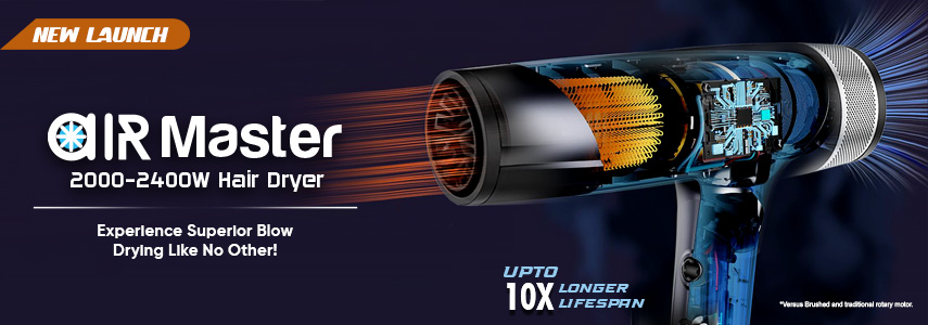 Experience Revolutionary Blow Drying with Air Master BLDC Hair Dryer
