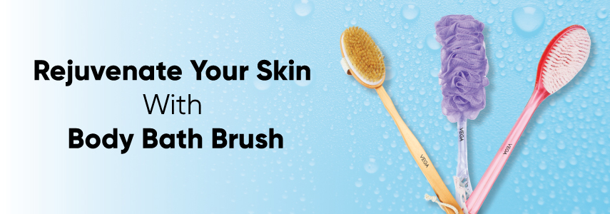 Bath brush & bath back brush, the cure to dry and flaky skin