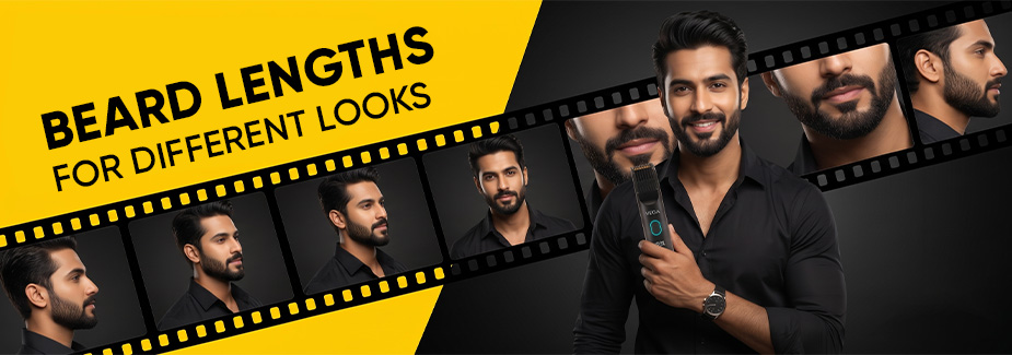 Men Trimmer Comb Attachment Guide - How Different Beard Lengths Change Overall Look