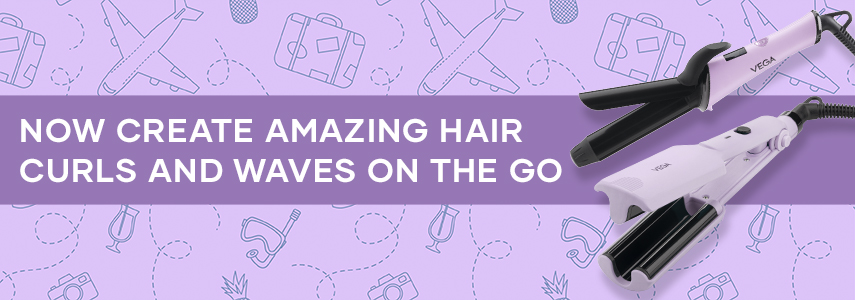 Love Curls & Waves? Now get it done on the go with the New Vega Go Mini Hair Culer & Hair Waver 