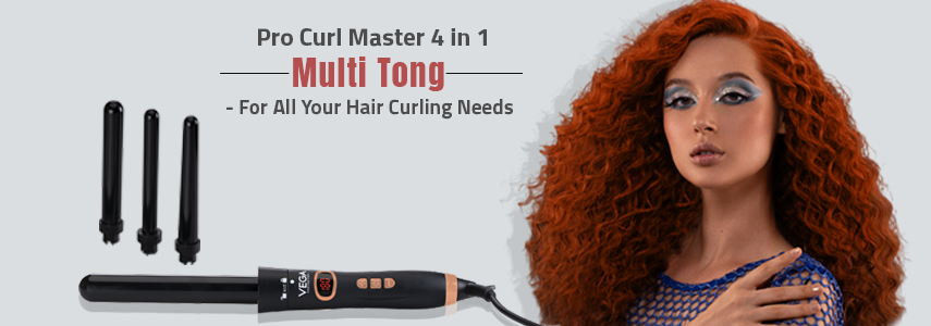 One Tool for All Your Hair Curling Needs – Vega Professional Pro Curl Master Multi Tong Hair Curler