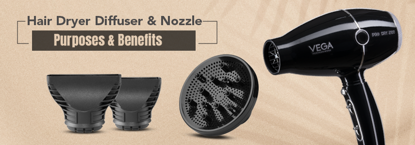 What are the Purposes of Professional Hair Dryer Diffuser and Nozzle