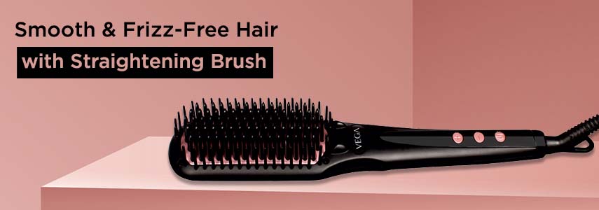 Get Smooth and Frizz-Free Looking Hair Using Straightening Brush