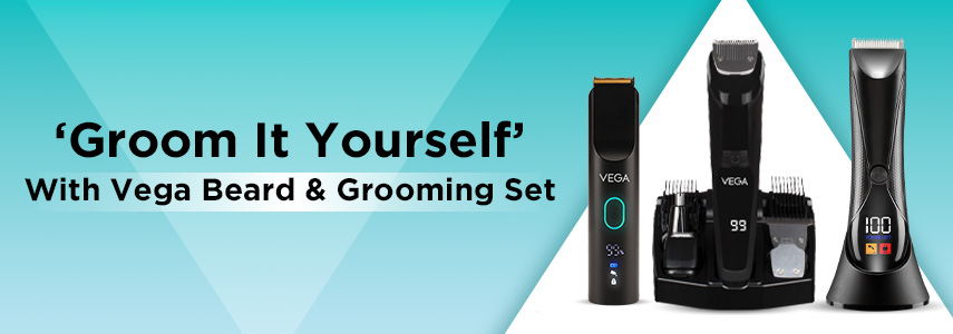 Vega Beard Trimmers & Grooming Set to ‘Groom It Yourself’ at Home