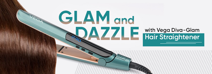 Introducing Vega Diva-Glam Hair Straightener with DuoCare Technology