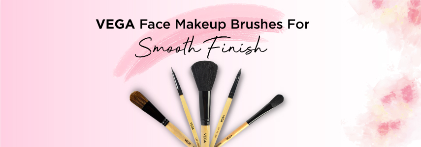 VEGA Face Make-up Brushes for a Seamless and Smooth Finish
