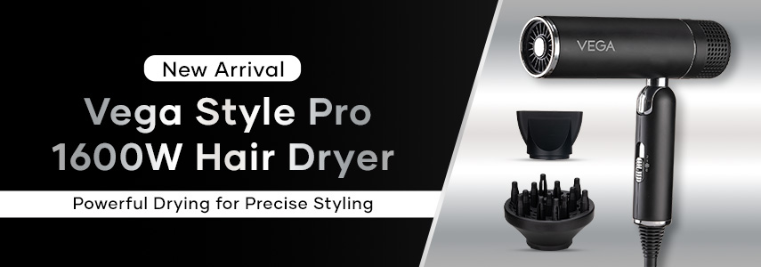 Vega Style Pro 1600W Hair Dryer – Powerful Drying for Precise Styling