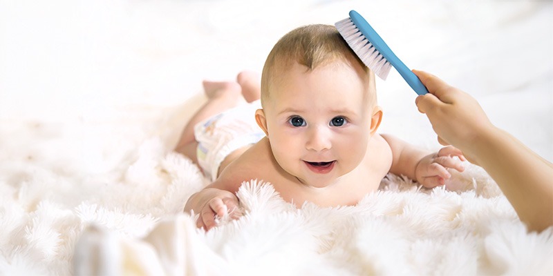 Brushing-Baby’s-Hair