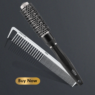 Carbon Wide Cutting Comb-White Line