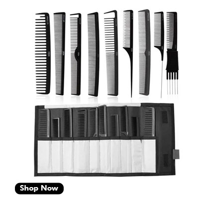 Comb Set of 9-Black