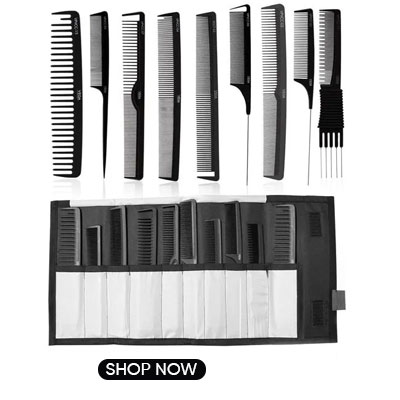 Comb Set of 9-Black
