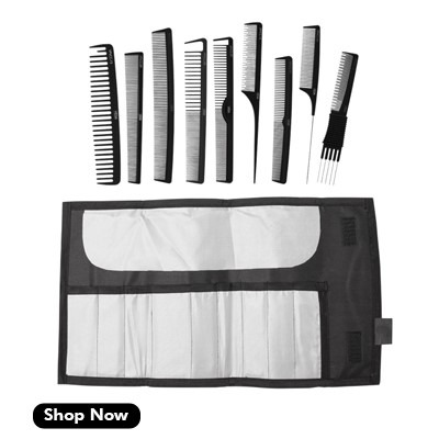 Comb Set of 9-Black 