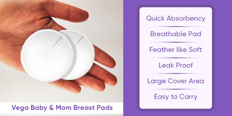 Disposable Breast pads by Vega Baby & Mom