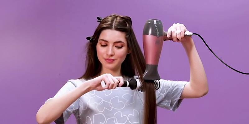 Girl Using hair Dryer