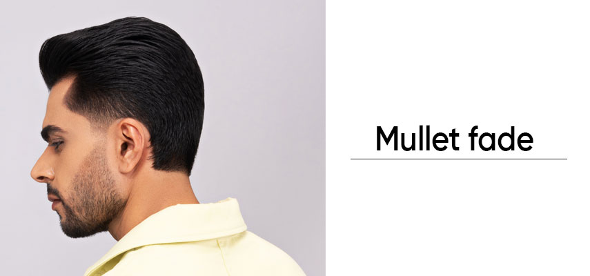 Mullet fade Hair Cut