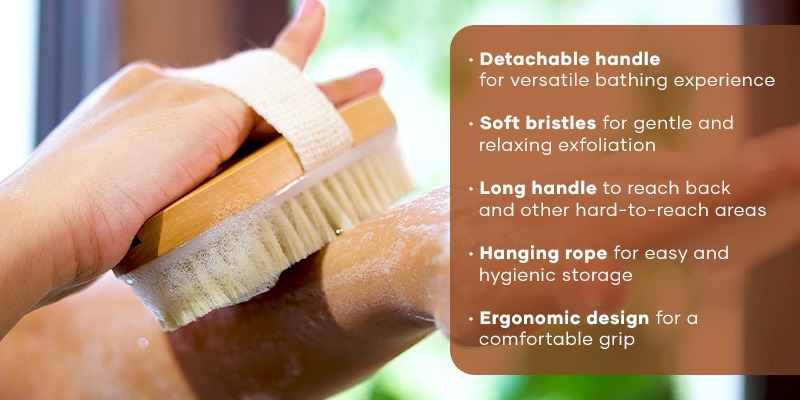 Natural Bristle Bath Brush