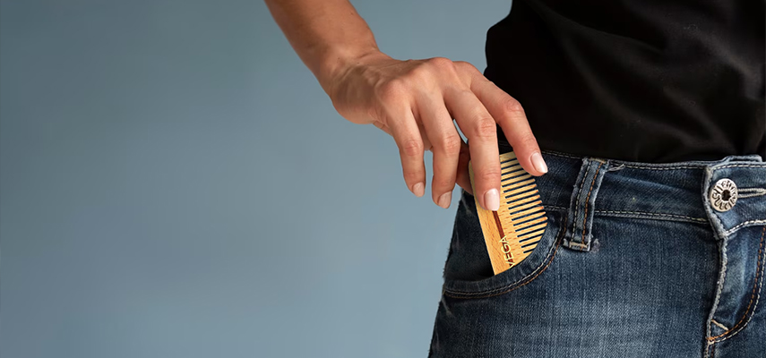 Pocket Wooden Comb
